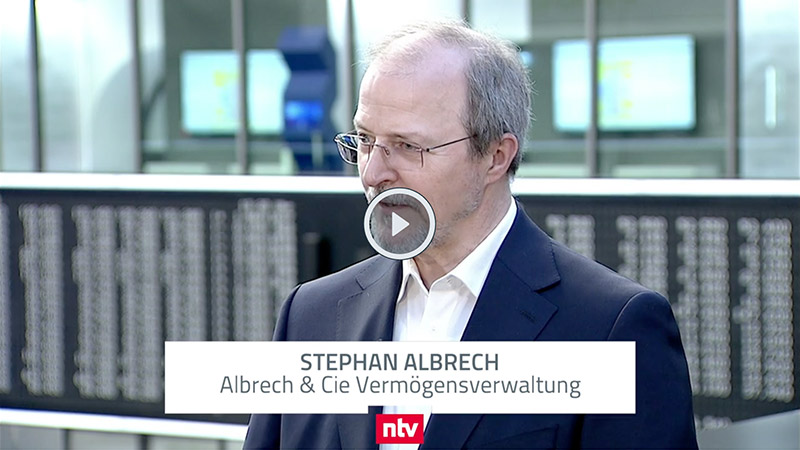Die Fonds Vermögensverwaltung Albrech & Cie. zu Gast bei n-tv