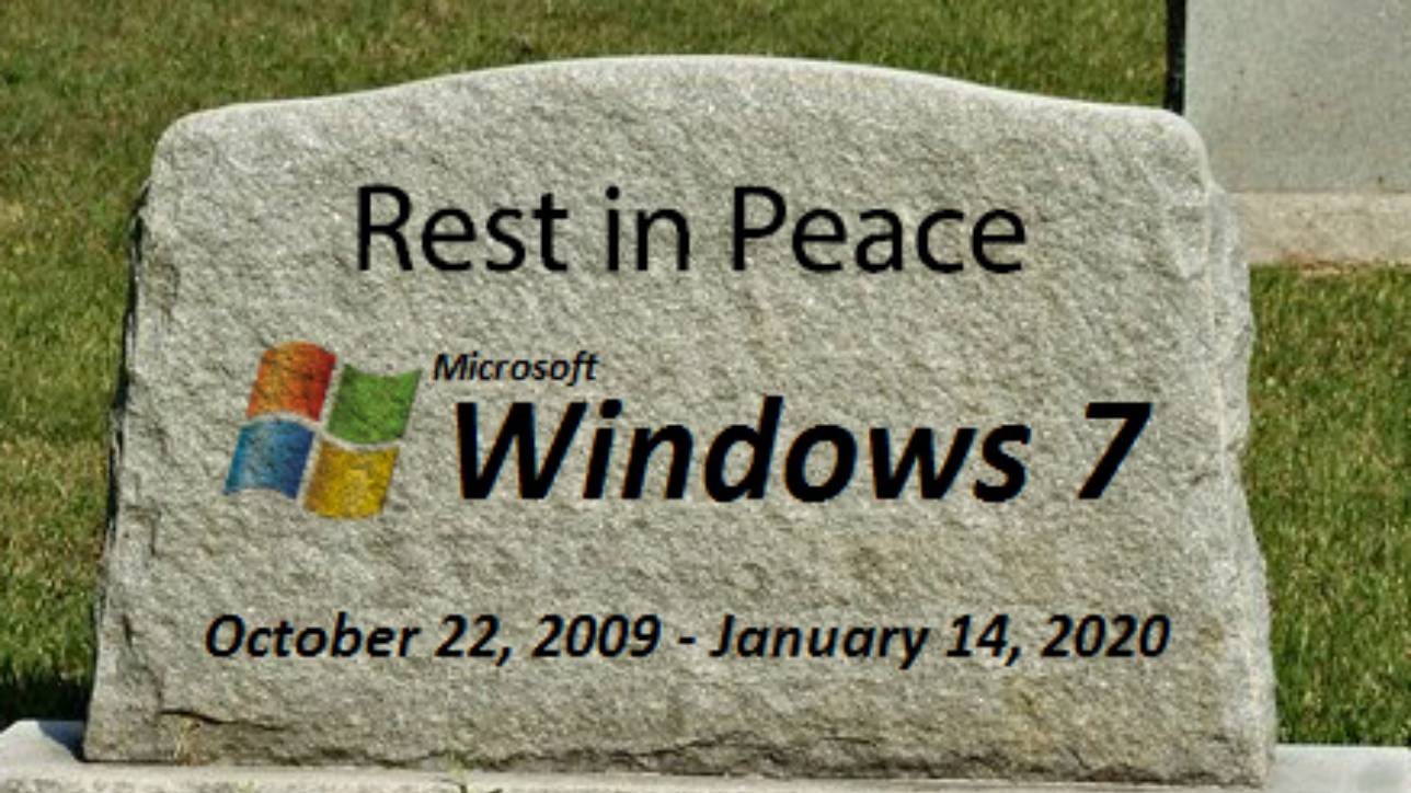 So langsam drängt die Zeit …..Windows 7 Support endet im Januar 2020